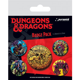 Dungeons & Dragons Pin-Back Buttons 5-Pack Beastly